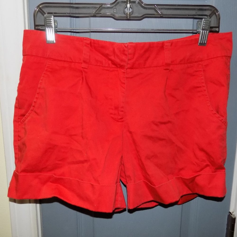 THE LIMITED RED Drew Fit Shorts Size 10 Women's